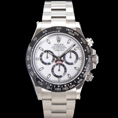 SA급 로렉스 남성용 코스모그래프 데이토나 m116500ln-0001 세라믹 베젤 40mm 크로노그래프 7750 오토매틱 무브먼트 화이트 다이얼 rol5318 xx