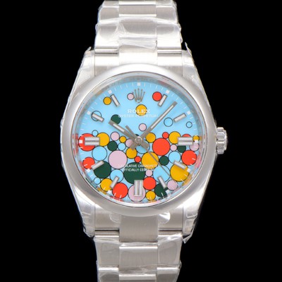 SA급 로렉스 남성용 904스틸 오이스터 m126000-0009 퍼페추얼 36mm 오토매틱 Cal.3230 타입 터콰이즈 블루 다이얼 rol5307 xx