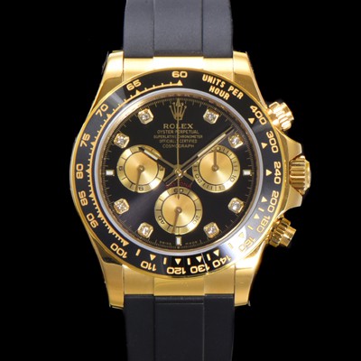 SA급 로렉스 남성용 코스모그래프 데이토나 m126518ln-0005 세라믹 베젤 18K 옐로우골드 40mm 크로노그래프 7750 오토매틱 무브먼트 블랙 다이얼 rol5331 xx