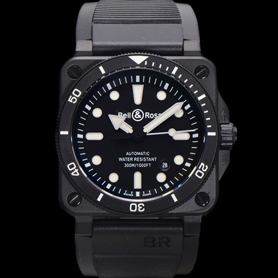 SA급 벨엔로즈 남성용 인스트루먼트03 BR03A-D-BL-CESRB 오토매틱 9015타입 42mm 세라믹 우레탄줄 블랙 다이얼 bel4110 xx