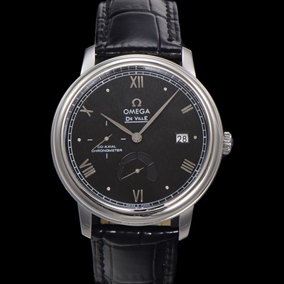 SA급 오메가 남성용 드빌 424.13.40.21.01.002 프레스티지 코-액시얼 39.5mm 오토매틱 Cal.2627 타입 블랙 다이얼 omg0162 xx
