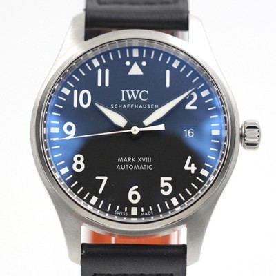 SA급 아이더블유씨 남성용 파일럿 워치 마크 XVIII IW327004 어린왕자 에디션 센트럴 해킹 세컨즈 40mm 블랙 다이얼 오토매틱 무브먼트 iwc4076 xx