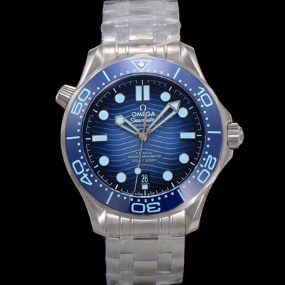 SA급 오메가 남성용 시마스터 210.30.42.20.03.003 다이버 300M 마스터 코-액시얼 42mm 오토매틱 Cal.8800타입 썸머 블루 다이얼 omg0181 xx