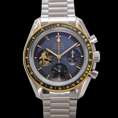 SA급 오메가 남성용 스피드마스터 310.20.42.50.01.001 크로노그래프 프로페셔널 문워치 아폴로 11 50주년기념 수동형 무브먼트 42mm 문샤인 골드 다이얼 omg0182 xx
