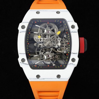 SA급 리차드밀레 남성용 RM27-02 투르비용 라파엘 나달 47mm 기계식 수동형 무브먼트 스켈레톤 다이얼 ric0269 xx