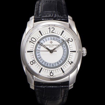 SA급 바쉐론 콘스탄틴 남성용 케드릴셀프 와인딩 4500S/000A-B195 41mm 오토매틱 Cal. 5100/1 타입 화이트 다이얼 vac1156 xx