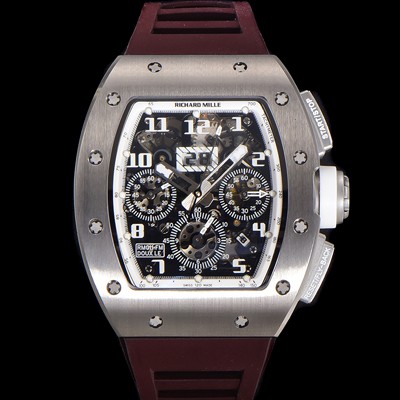 SA급 리차드밀레 남성용 RM11-FM 티타늄 케이스/스텐레스 스틸 베젤 크로노그래프 50mm 오토매틱 무브먼트 스켈레톤 다이얼 ric0253 xx
