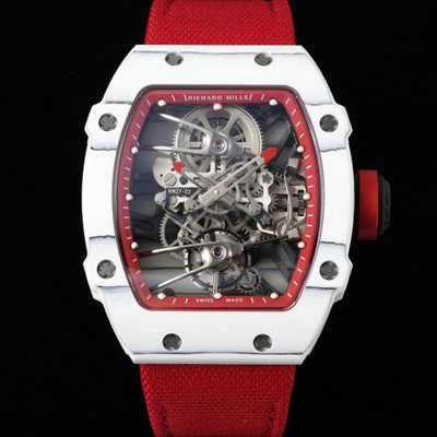 SA급 리차드밀레 남성용 RM27-02 투어빌론 라파엘 나달 47mm 기계식 수동형 무브먼트 스켈레톤 다이얼 ric0273 xx