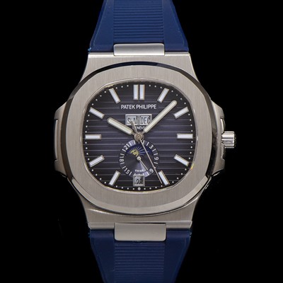 SA급 파텍필립 남성용 노틸러스 5726/1A-014 오토매틱 Cal.324 타입 40.5mm 우레탄줄 블루 다이얼 pat2221 xx