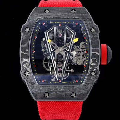 SA급 리차드밀레 남성용 RM27-03 투어빌론 포지드 카본 47mm 투르비용 무브먼트 스켈레톤 다이얼 ric0278 xx