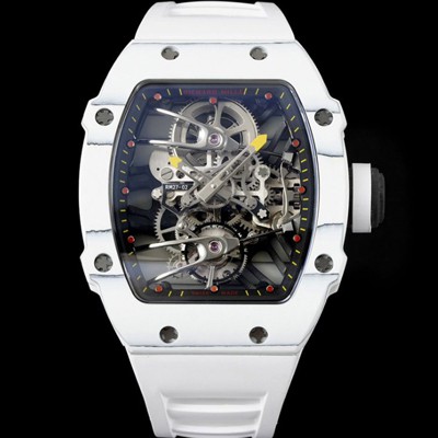 SA급 리차드밀레 남성용 RM27-02 투르비용 라파엘 나달 47mm 기계식 수동형 무브먼트 스켈레톤 다이얼 ric0267 xx