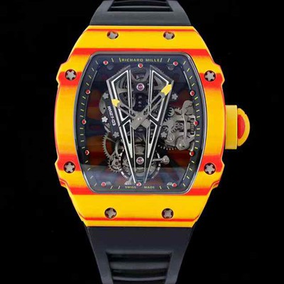 SA급 리차드밀레 남성용 RM27-03 투어빌론 포지드 카본 47mm 투르비용 무브먼트 스켈레톤 다이얼 ric0280 xx