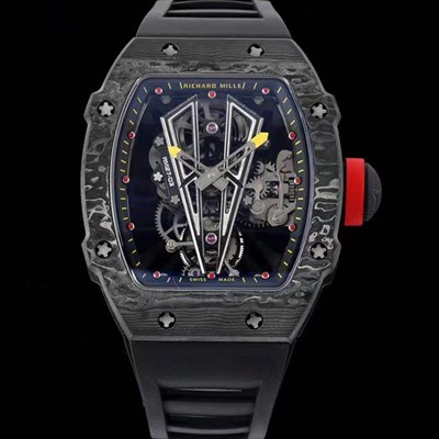 SA급 리차드밀레 남성용 RM27-03 투어빌론 포지드 카본 47mm 투르비용 무브먼트 스켈레톤 다이얼 ric0282 xx