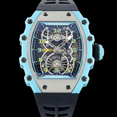 SA급 리차드밀레 남성용 RM21-02 투어빌론 포지드 카본 51mm 투르비용 무브먼트 스켈레톤 다이얼 ric0303 xx