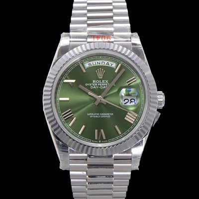 SA급 로렉스 남성용 New 데이데이트 m228239-0033 무게187g 40mm 오토매틱 Cal.2836-2 타입 그린 다이얼 rol5393 xx