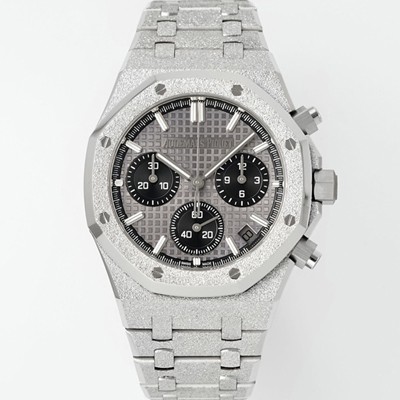 SA급 오데마피게 남성용 로얄오크 26240BC.GG.1324BC.01 크로노그래프 41mm 오토매틱 Cal.4401 타입 그레이 와플 다이얼 aud6554 xx