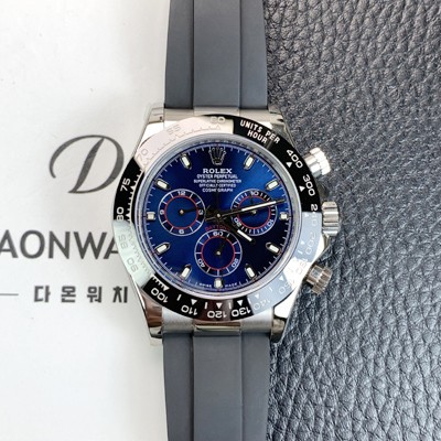 SA급 로렉스 남성용 신형 코스모그래프 데이토나 m116519ln 크로노그래프 40mm 오토매틱 Cal.4131타입 블루 다이얼 rol5610 xx