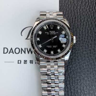 SA급 로렉스 남성용 신형 데이저스트 36mm II m126234 텐포인트10p 오토매틱 Cal.3235무브먼트 블랙 다이얼 rol5603 xx