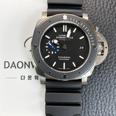 SA급 파네라이 남성용 서브머시블 아마그네틱 3데이즈 PAM01389 티타늄 47mm 오토매틱 Cal P. 9010타입 블랙 다이얼 pan5238 xx