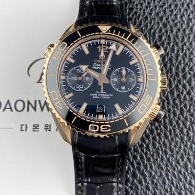 SA급 오메가 남성용 씨마스터 신제품 232.63.46.31.01.001 플래닛 오션 600m 코액시얼 마스터 크로노미터 45.5mm 크로노그래프 오토매틱 Cal.9900 타입 블랙 다이얼 omg0246 xx