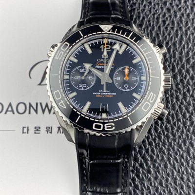 SA급 오메가 남성용 씨마스터 신제품 232.32.46.51.01.003 플래닛 오션 600m 코액시얼 마스터 크로노미터 45.5mm 크로노그래프 오토매틱 Cal.9900 타입 블랙 다이얼 omg0243 xx
