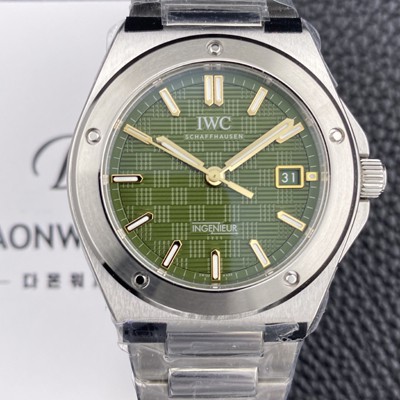 SA급 아이더블유씨 남성용 인제니어 베스트 에디션 IW328908 오토매틱 2892타입 그린 다이얼 iwc4120 xx