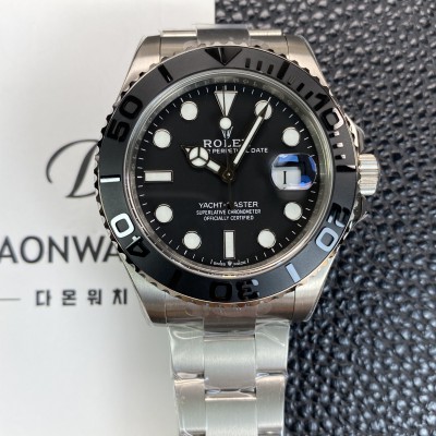 SA급 로렉스 남성용 요트마스터 m226627 티타늄 42mm 세라크롬  오토매틱 Cal.3235무브먼트 블랙 다이얼 rol5623 xx