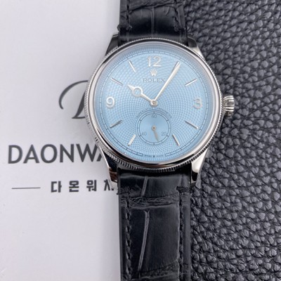 SA급 로렉스남성용 셀리느 1908 퍼페추얼 m52506 플래티넘 39mm 오토매틱 Cal.7140타입 아이스 블루 다이얼 rol5626 xx