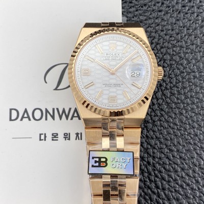 SA급 로렉스 남성용 랜드드웰러 m127235 플랫 주빌리 18K 로즈골드 36mm 오토매틱 Cal.7135타입 화이트 다이얼 rol5639 xx