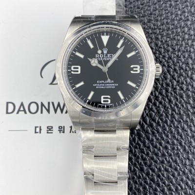 SA급 로렉스 남성용 익스플로러 m214270-0003 39mm 오토매틱 Cal.3132무브먼트 블랙 다이얼 rol5630 xx