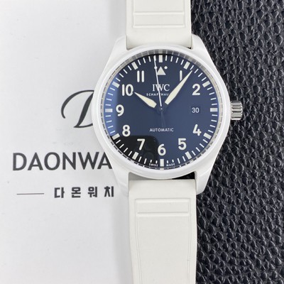 SA급 아이더블유씨 남성용 파일럿 IW328104 오토매틱 41mm 탑건 레이크 타호 오토매틱 9015타입 블랙 다이얼 iwc4119 xx