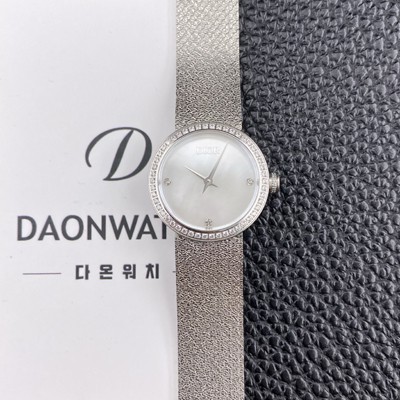 SA급 
디올 여성용 라디드 사틴 25mm 다이아몬드 쿼츠 무브먼트 화이트 자게 다이얼 dio1007 xx