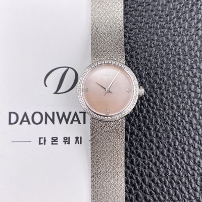 SA급 
디올 여성용 라디드 사틴 25mm 다이아몬드 쿼츠 무브먼트 자게 다이얼 dio1008 xx