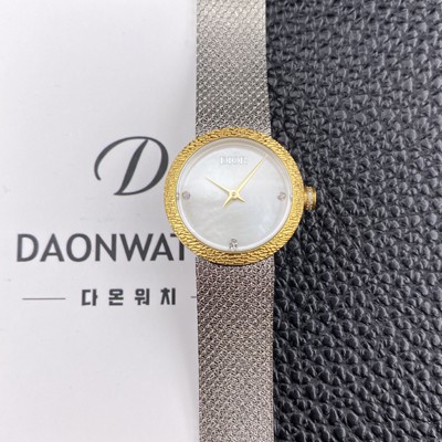 SA급 
디올 여성용 라디드 사틴 25mm 쿼츠 무브먼트 화이트 자게 다이얼 dio1003 xx