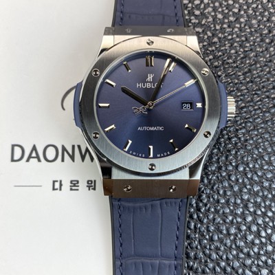 SA급 휴블렛 남성용 클래식 퓨전 511.NX.7170.LR 42mm 오토매틱 2892타입 블루 다이얼 hub2142 xx