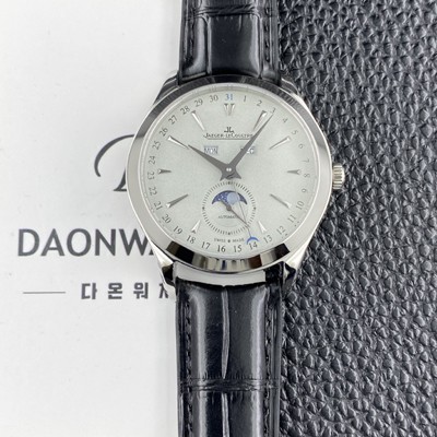SA급 예거르쿨트르남성용 마스터 캘린더 문페이즈 39mm 오토매틱 cal.866타입 그레이 다이얼 jag0434 xx