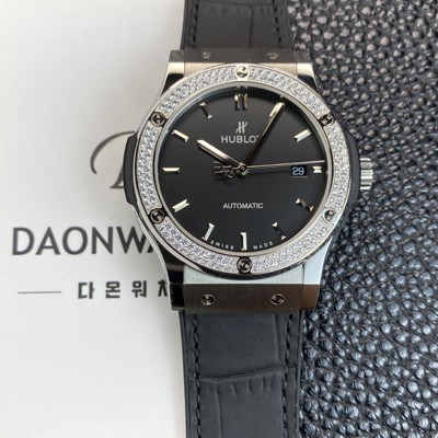 SA급 휴블렛 남성용 클래식 퓨전 542.NX.1171.LR.1104 42mm 오토매틱 2892타입 블랙 다이얼 hub2149 xx