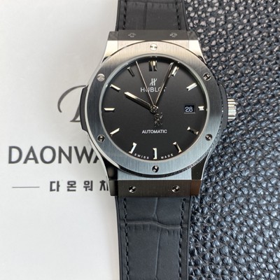 SA급 휴블렛 남성용 클래식 퓨전 511.NX.1171.LR 42mm 오토매틱 2892타입 블랙 다이얼 hub2141 xx