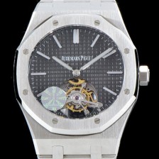 SA급 오데마피게 남성용 VIP타입 로얄오크 투어빌론 씬-엑스트라 UP!! 15202ST.OO.1240ST.01 그레이 와플 다이얼 니켈도금된 세귤 리얼 투어빌론 신형 무브먼트 브레이슬릿 AUD0100 xx