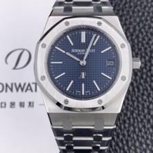 SA급 오데마피게 남성용 NEW 로얄오크 15202ST.OO.1240ST.01 슬림 39mm사이즈 UP!! 블루 와플 다이얼 브레이슬릿 오토매틱 무브먼트 AUD0142 xx