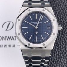 SA급 오데마피게 남성용 NEW 로얄오크 15202ST.OO.1240ST.01 슬림 39mm사이즈 UP!! 블루 와플 다이얼 브레이슬릿 오토매틱 무브먼트 AUD0142 xx