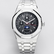 SA급 오데마피게 남성용 로얄오크 26574 퍼페츄얼 캘린더 문페이즈 41mm 다크 그레이 다이얼 신형 5134 오토매틱 무브먼트 AUD4206 xx