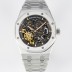 SA급 오데마피게 남성용 로얄오크 15407ST.OO.1220ST.01 더블 밸런스 휠 오픈워크 41mm 오토매틱 Cal.3132무브먼트 스켈레톤 다이얼 AUD0211 xx