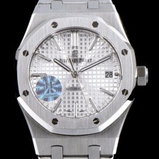 SA급 오데마피게 남성용 하이엔드 로얄오크 15450ST.OO.1256ST.01 JF사 화이트 실버 와플 다이얼 오토매틱 무브먼트 AUD0210 xx