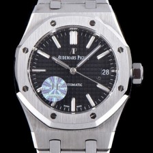 SA급 오데마피게 남성용 하이엔드 로얄오크 15450ST.OO.1256ST.02 JF사 블랙 와플 다이얼 오토매틱 무브먼트 AUD0211 xx