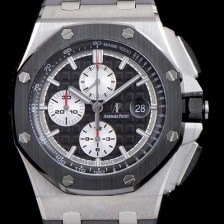 SA급 오데마피게 남성용 로얄오크 오프쇼어 26400IO.OO.A004CA.01 리얼세라믹 블랙 와플 다이얼 그레이 러버 스트랩 오토매틱 무브먼트 AUD0205 xx