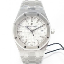 SA급 오데마피게 여성용 로얄오크 77350ST.OO.1261ST.01 34mm 오토매틱 Cal.5800무브먼트 실버 와플 다이얼 aud6573 xx