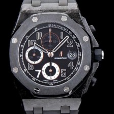 SA급 오데마피게 남성용 로얄오크 오프쇼어 1:1 퀄리티 VIP타입 긴자 포지드 카본 에디션 블랙 다이얼 블랙 러버 스트랩 오토매틱 무브먼트 AUD0200 xx