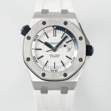 SA급 오데마피게 남성용 로얄오크 오프쇼어 15710ST.OO.A010CA.01 신형 다이버!! 42mm 오토매틱 Cal.3120무브먼트 화이트 다이얼 aud6574 xx