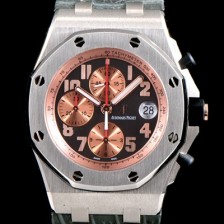 SA급 오데마피게 남성용 로얄오크 오프쇼어 26179IR.OO.A005CR.01 샴페인 에디션!! 크로노그래프 샴페인&브라운 와플 다이얼 오토매틱 무브먼트 AUD0213 xx